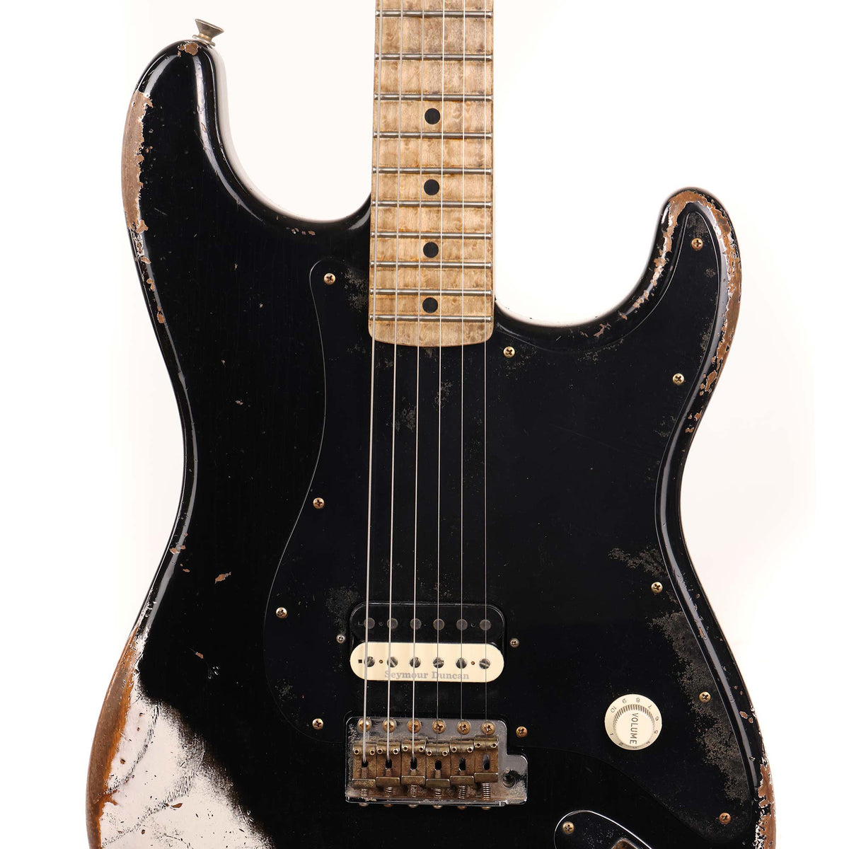 Fender Custom Shop 1969 Stratocaster Heavy Relic Black Masterbuilt Todd Krause — 4
