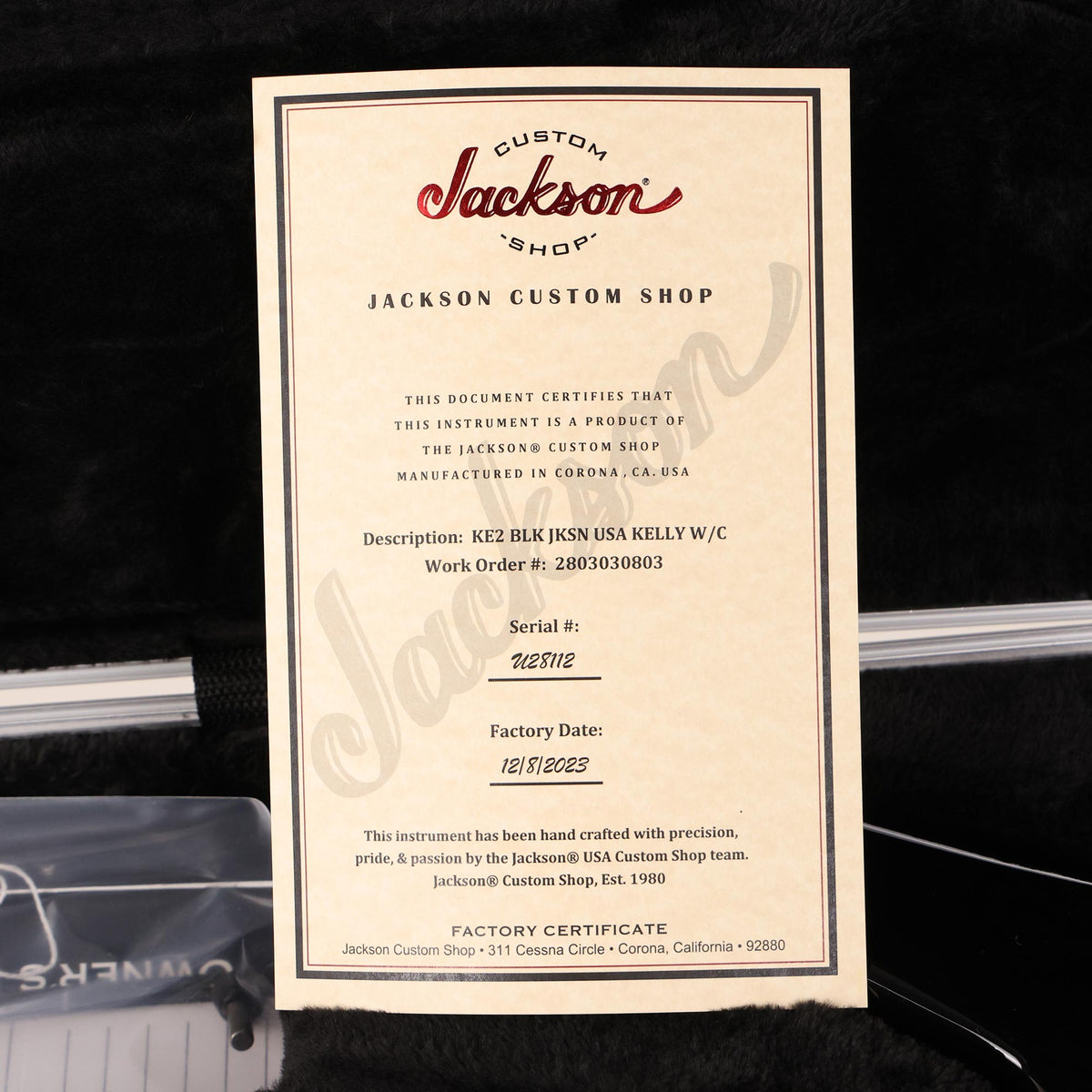 Jackson USA Select KE2 Kelly Black — 8