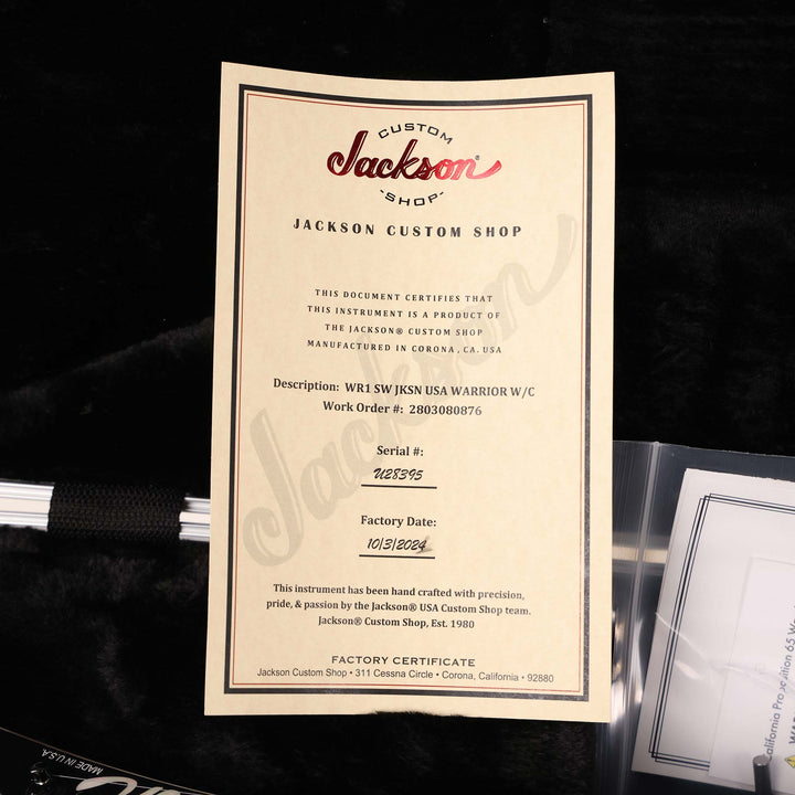 Jackson USA Select Warrior WR1 Snow White 2024