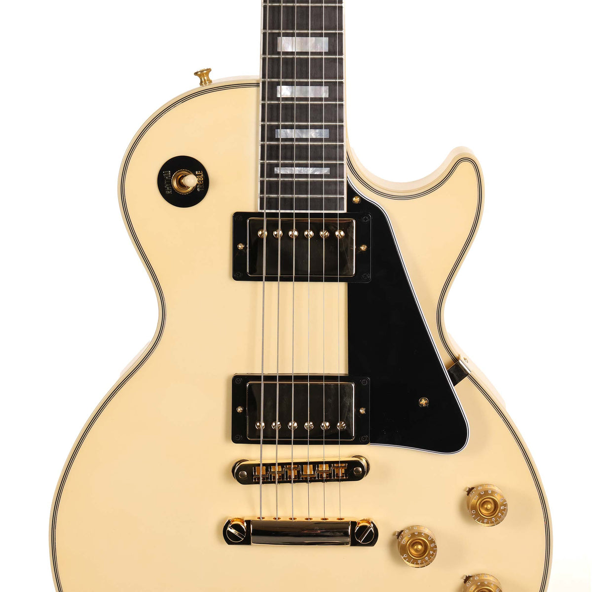Gibson Custom Shop Les Paul Custom VOS Alpine White V3 Neck — 4