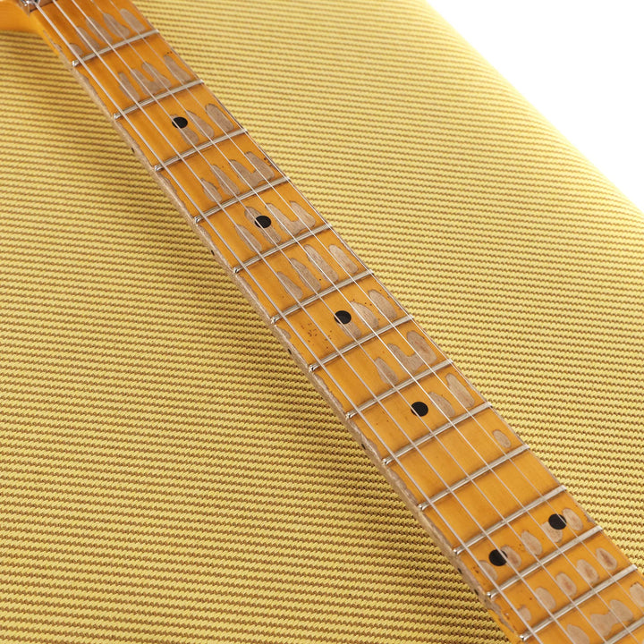 Fender Custom Shop 1957 HS Stratocaster Hacksaw Relic Super Faded Aged Black Masterbuilt Kyle McMillin