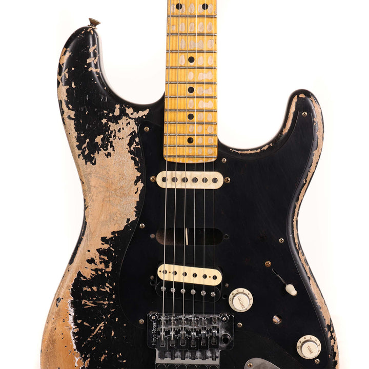 Fender Custom Shop 1957 HS Stratocaster Hacksaw Relic Super Faded Aged Black Masterbuilt Kyle McMillin