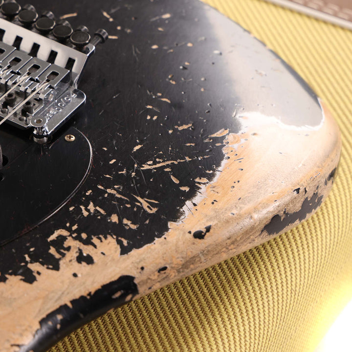 Fender Custom Shop 1957 HS Stratocaster Hacksaw Relic Super Faded Aged Black Masterbuilt Kyle McMillin