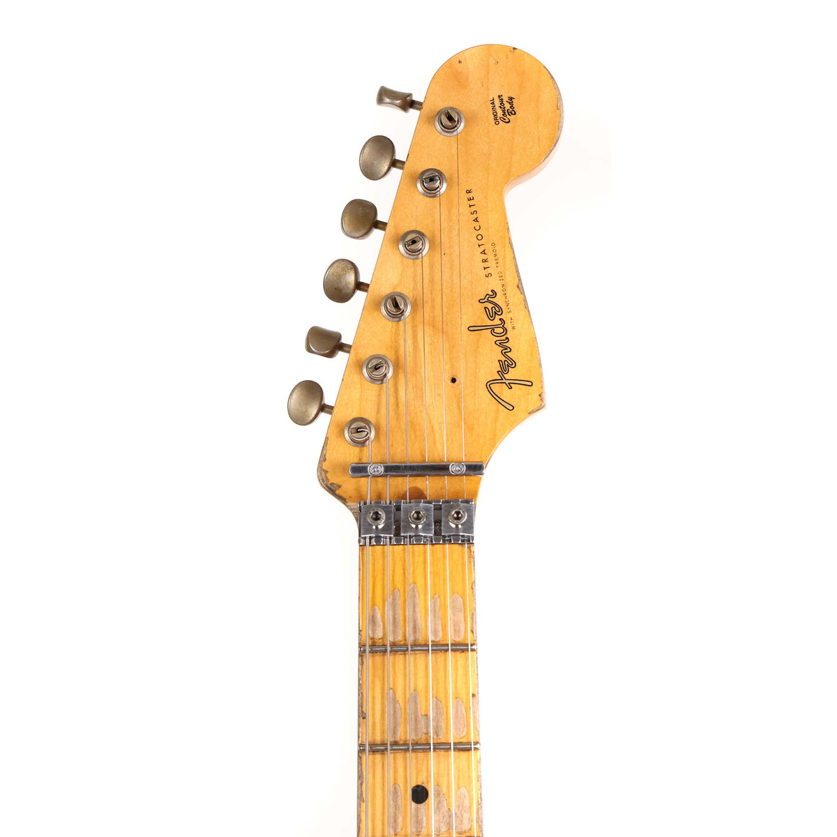 Fender Custom Shop 1957 HS Stratocaster Hacksaw Relic Black over Hot Rod Red Masterbuilt Kyle McMillin — 15