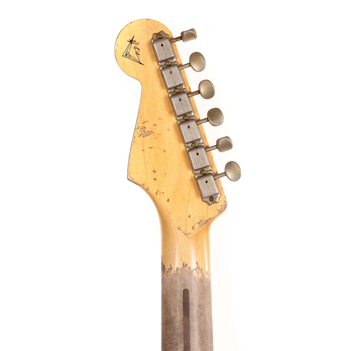 Fender Custom Shop 1957 HS Stratocaster Hacksaw Relic Black over Hot Rod Red Masterbuilt Kyle McMillin