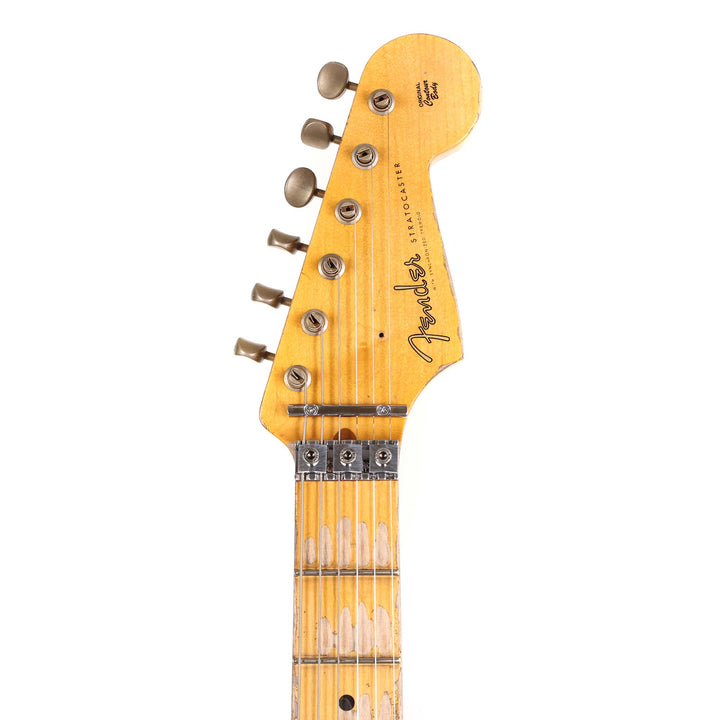 Fender Custom Shop 1957 HS Stratocaster Hacksaw Relic Black over Graffiti Yellow Masterbuilt Kyle McMillin