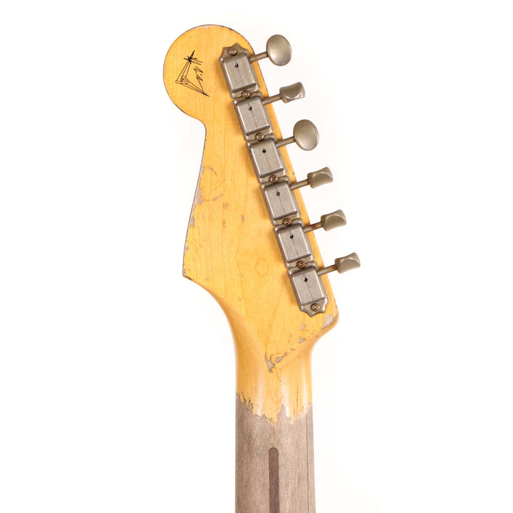 Fender Custom Shop 1957 HS Stratocaster Hacksaw Relic Black over Graffiti Yellow Masterbuilt Kyle McMillin