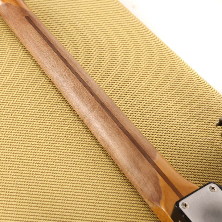 Fender Custom Shop 1957 HS Stratocaster Hacksaw Relic Black over Olympic White Masterbuilt Kyle McMillin