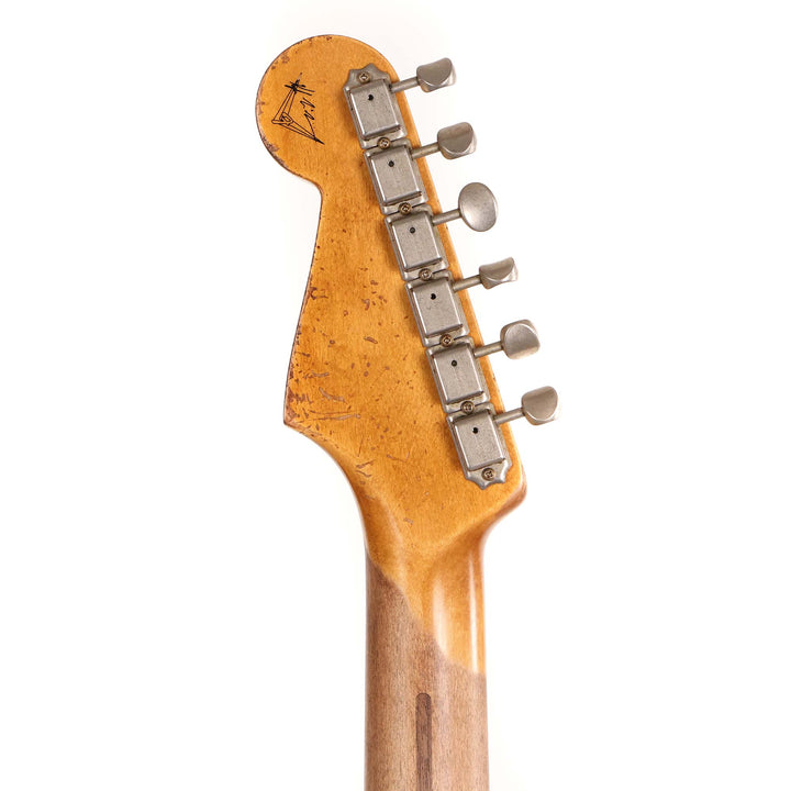 Fender Custom Shop 1957 HS Stratocaster Hacksaw Relic Black over Olympic White Masterbuilt Kyle McMillin