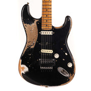 Fender Custom Shop 1957 HS Stratocaster Hacksaw Relic Black over Olympic White Masterbuilt Kyle McMillin