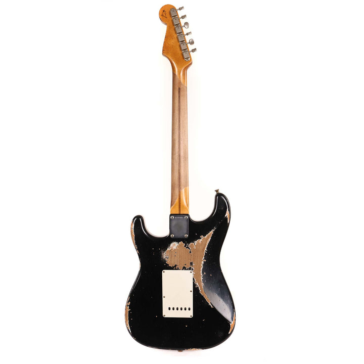 Fender Custom Shop 1957 HS Stratocaster Hacksaw Relic Black over Olympic White Masterbuilt Kyle McMillin