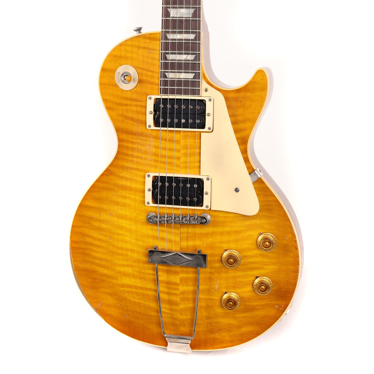 Gibson Custom Shop 1959 "EZ Feel" Les Paul Reissue Made 2 Measure Dirty Lemon Heavy Aged — 5