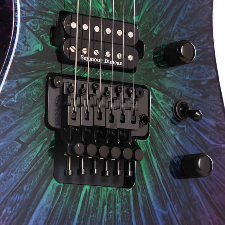 Jackson Custom Shop Kelly Nitro Eerie Dess Swirl