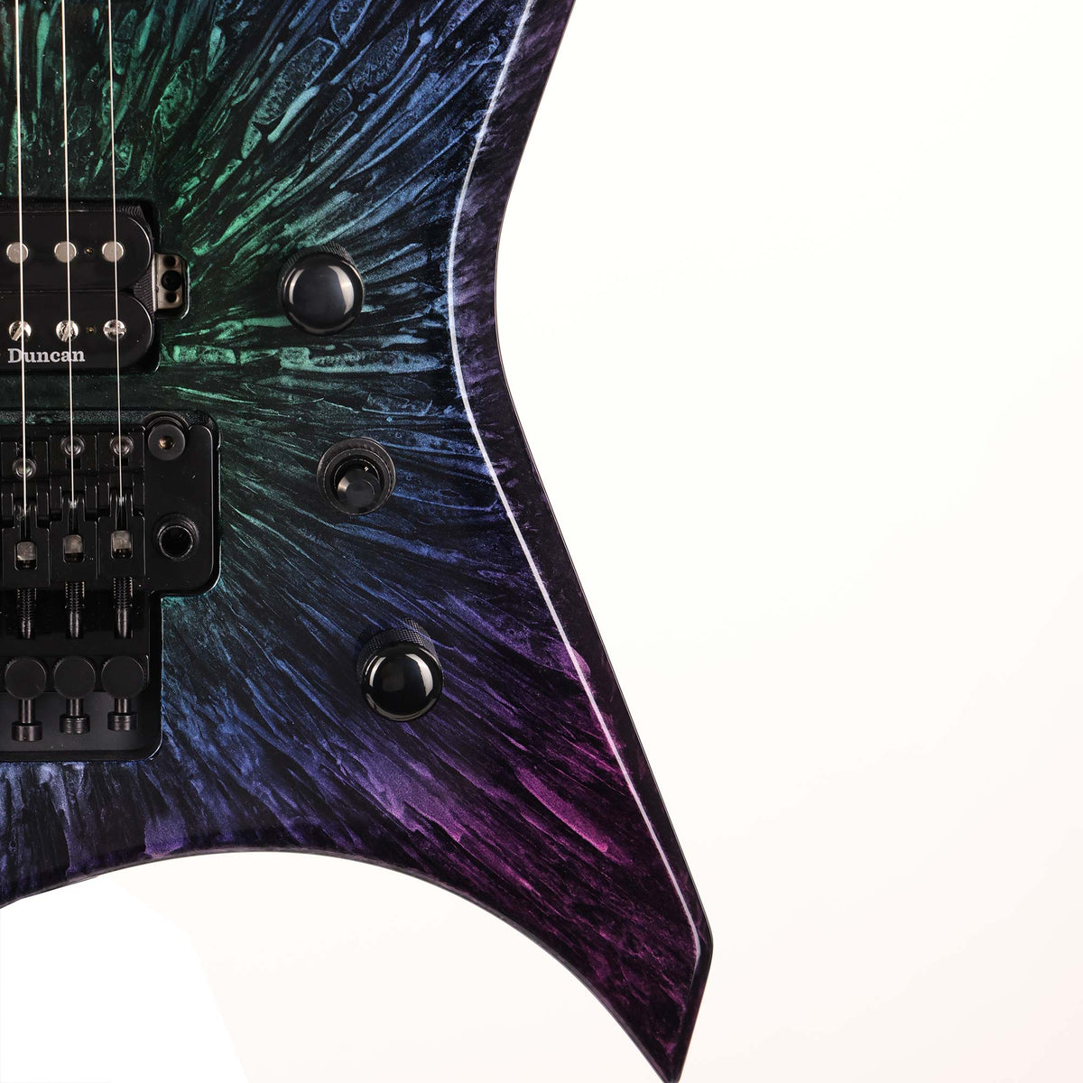 Jackson Custom Shop Warrior Nitro Eerie Dess Swirl — 7