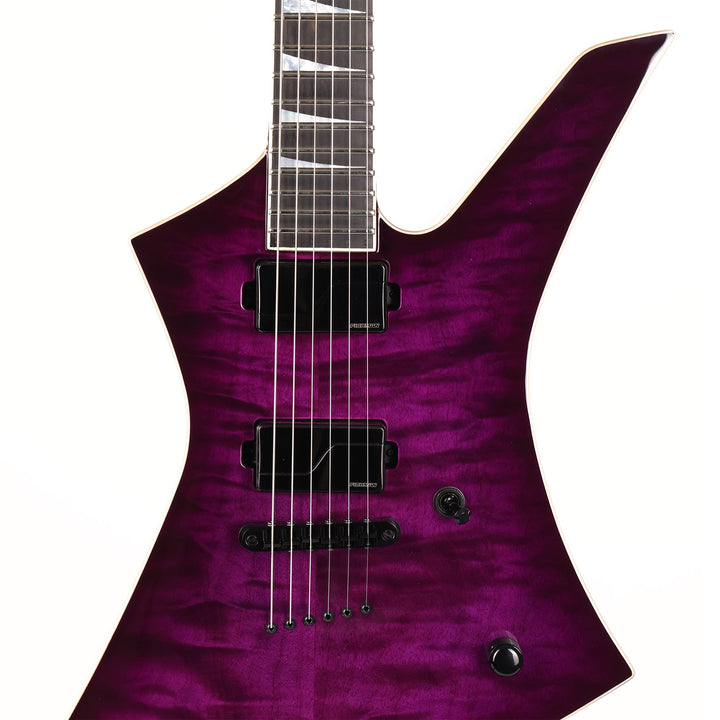 Jackson Custom Shop Kelly Transparent Purple Burst Quilt Top