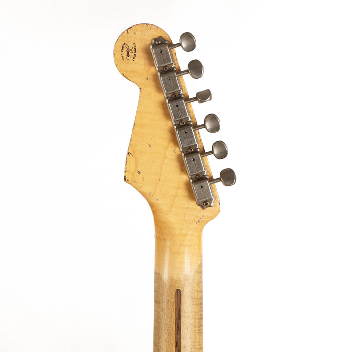 Fender Custom Shop 1957 HS Stratocaster Hacksaw Relic Black over Graffiti Yellow Masterbuilt Jason Smith