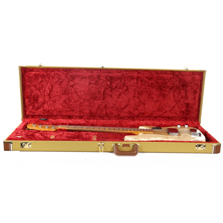 Fender Custom Shop 1958 Precision Bass Heavy Relic Vintage White 2023