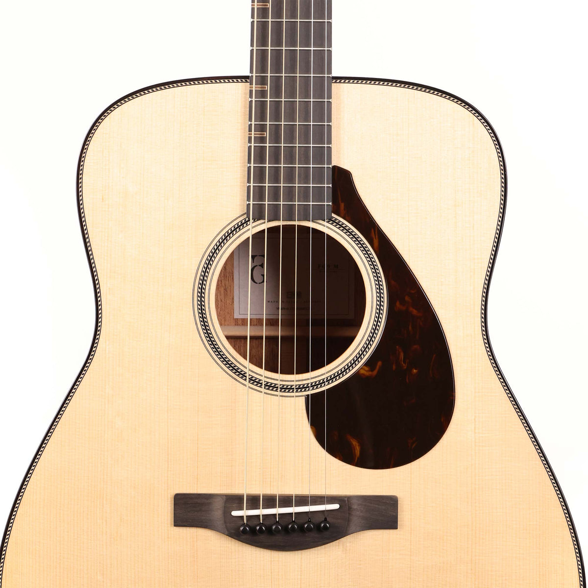 Yamaha FG9 M Acoustic Guitar Natural — 4