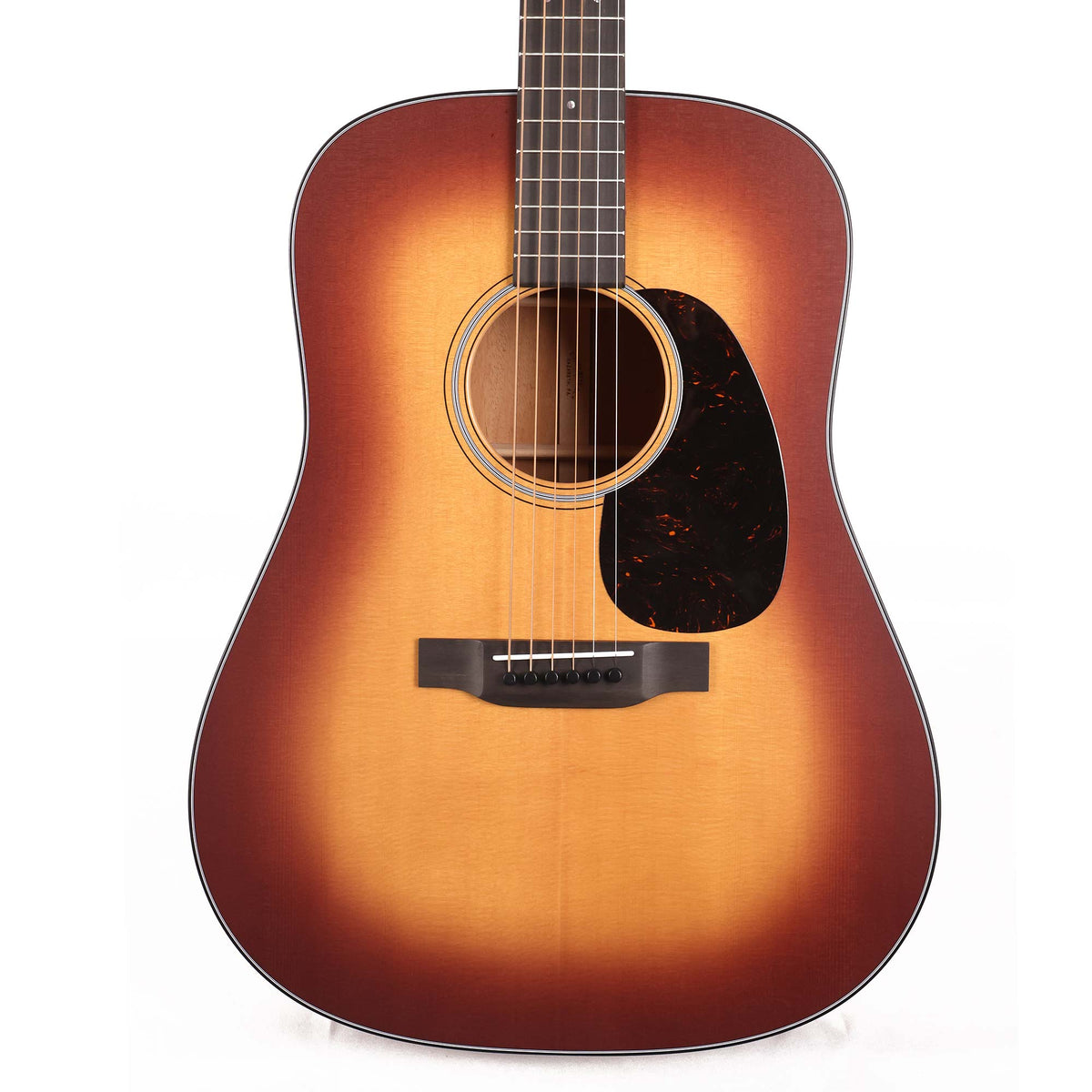 Martin D-18 Satin Acoustic Guitar Amberburst — 1