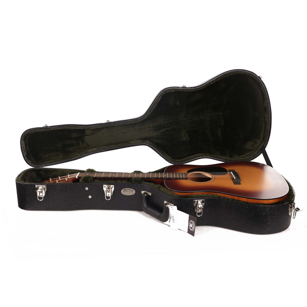 Martin D-18 Satin Acoustic Guitar Amberburst — 9