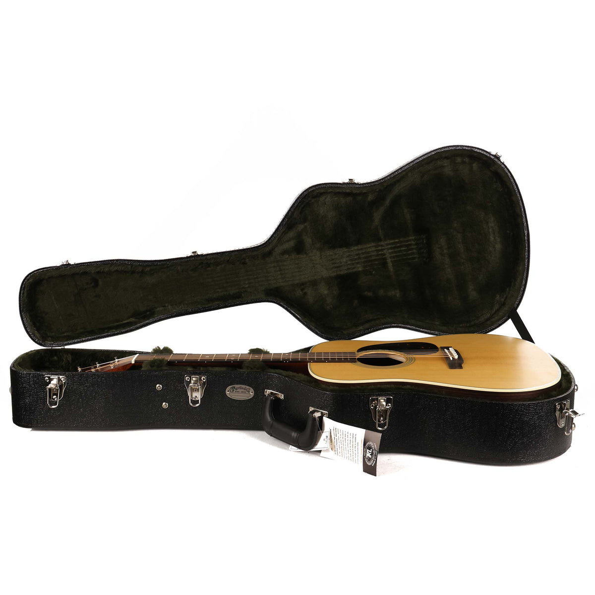 Martin D-28 Satin Acoustic Guitar Natural — 9