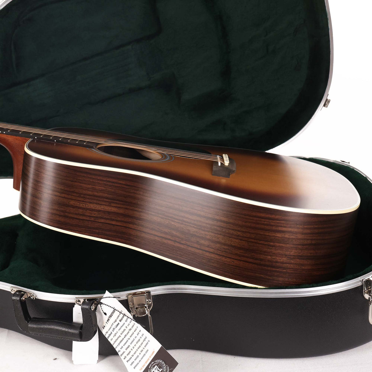 Martin D-28 Satin Acoustic Guitar Amberburst — 5