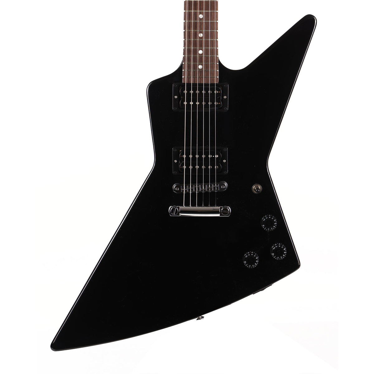 Gibson 80s Explorer Guitar Ebony 2024 | The Music Zoo