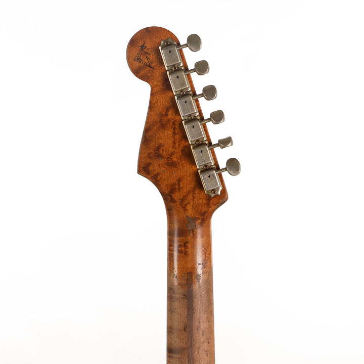 Fender Custom Shop 50s Stratocaster Heavy Relic Black over Violin Burst Masterbuilt Kyle McMillin
