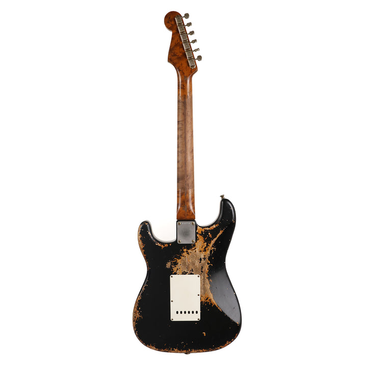 Fender Custom Shop 50s Stratocaster Heavy Relic Black over Violin Burst Masterbuilt Kyle McMillin