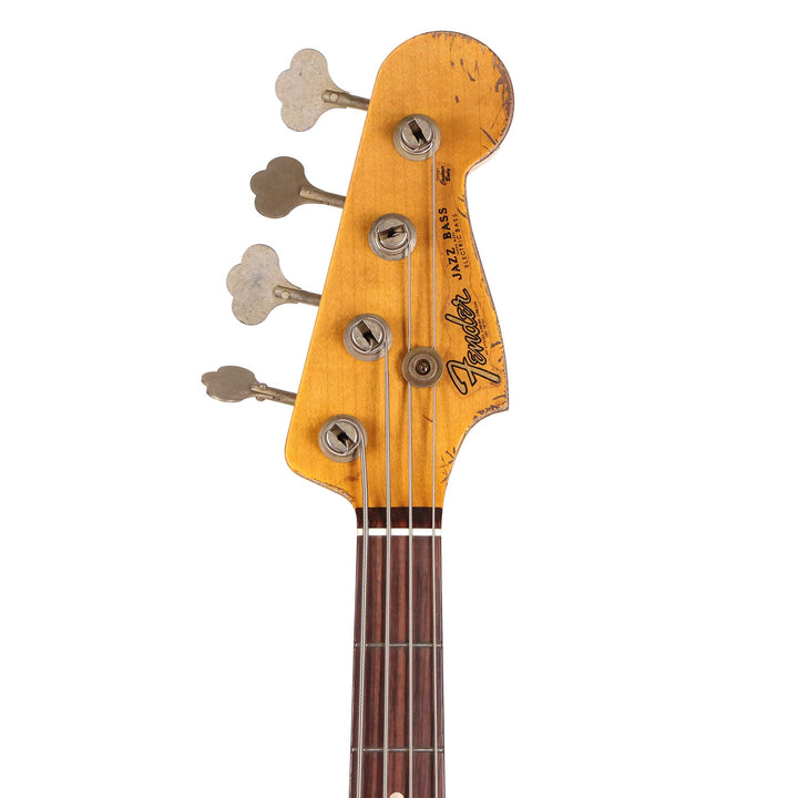 Fender Custom Shop 1961 Jazz Bass Aged Fiesta Red over 3-Tone Sunburst Masterbuilt Austin MacNutt