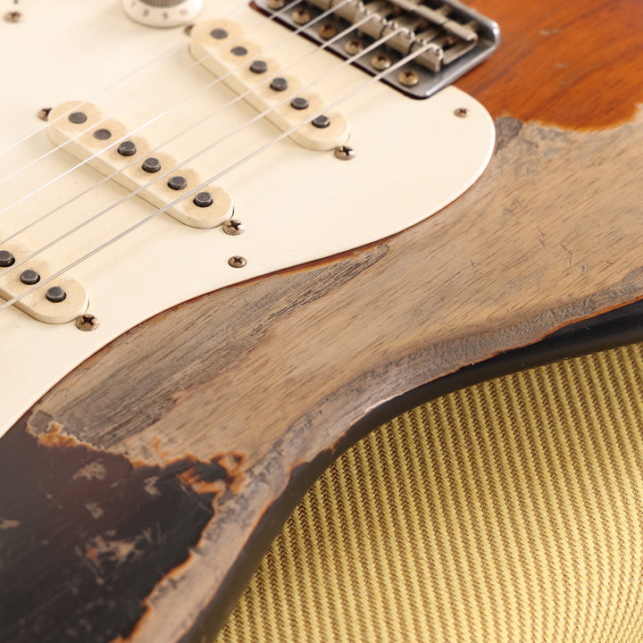 Fender Custom Shop 1955 Roasted Stratocaster Ultimate Relic 2-Tone Sunburst Masterbuilt Greg Fessler