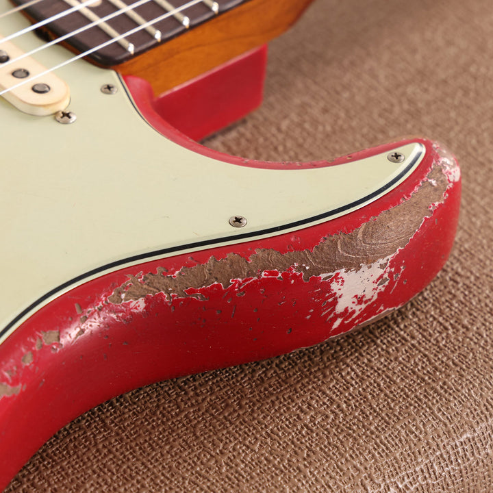 Fender Custom Shop 1962 Roasted Stratocaster Ultimate Relic Torino Red Masterbuilt Andy Hicks