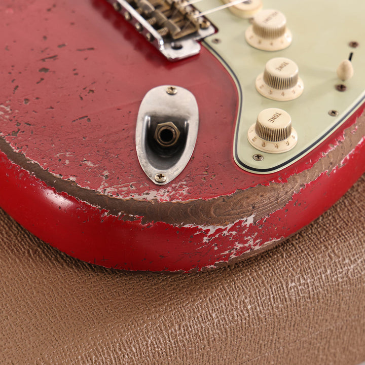 Fender Custom Shop 1962 Roasted Stratocaster Ultimate Relic Torino Red Masterbuilt Andy Hicks