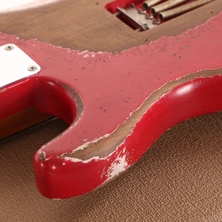 Fender Custom Shop 1962 Roasted Stratocaster Ultimate Relic Torino Red Masterbuilt Andy Hicks