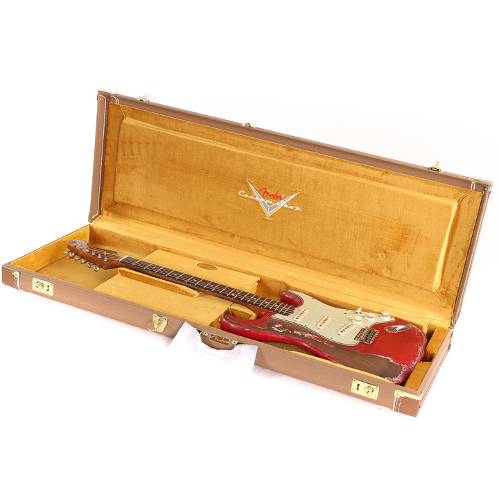 Fender Custom Shop 1962 Roasted Stratocaster Ultimate Relic Torino Red Masterbuilt Andy Hicks