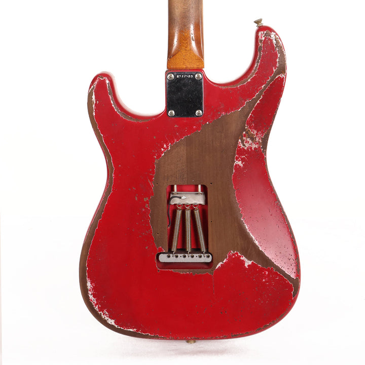 Fender Custom Shop 1962 Roasted Stratocaster Ultimate Relic Torino Red Masterbuilt Andy Hicks