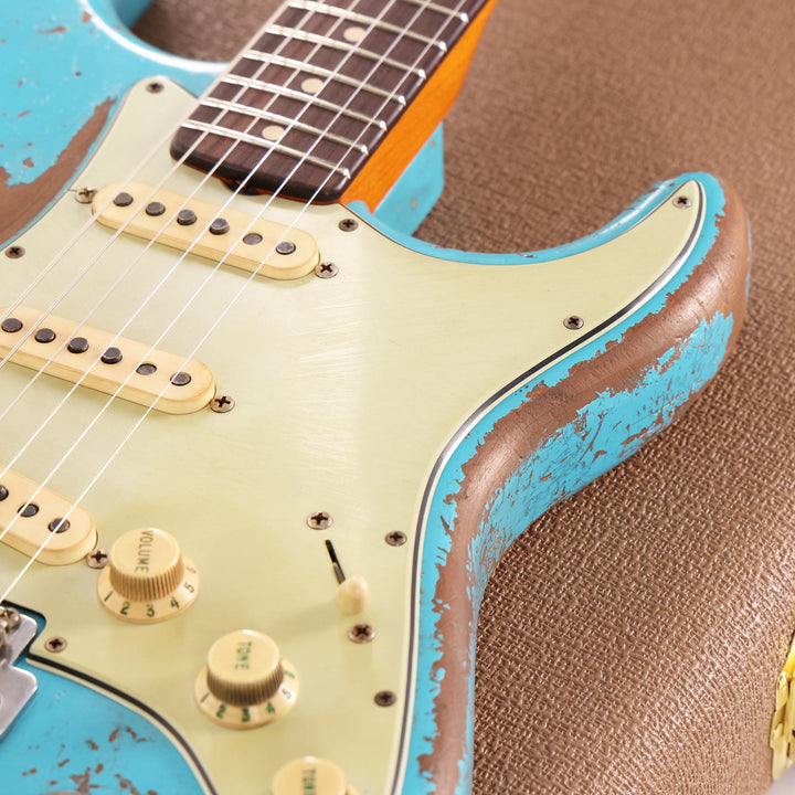 Fender Custom Shop 1959 Stratocaster Ultimate Relic Taos Turquoise Masterbuilt Andy Hicks