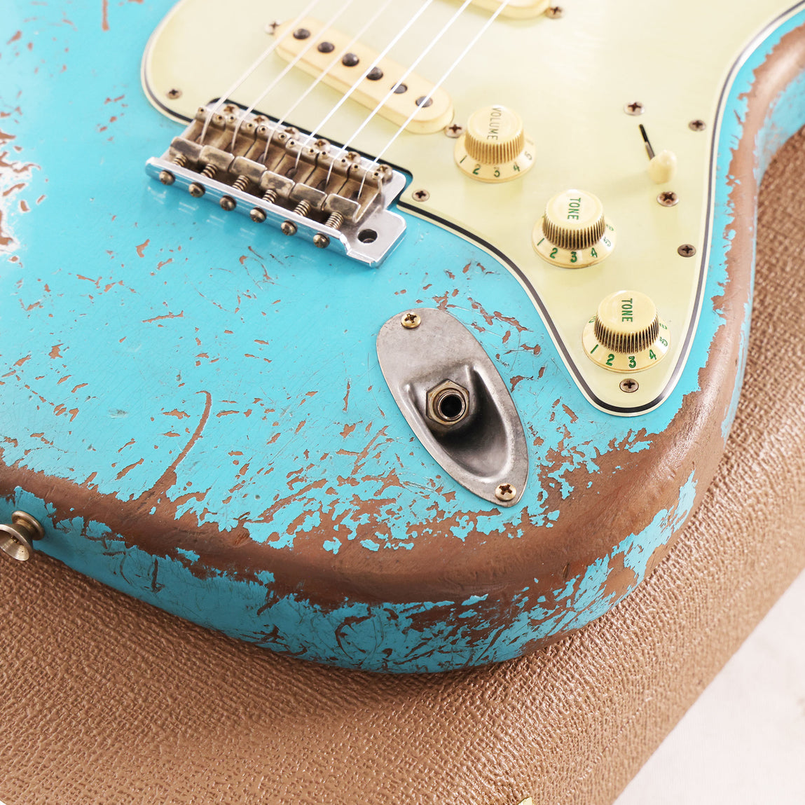 ☆Ultimate Relic Multilayer Stratocaster Fender Custom Shop 1959 Stratocaster Ultimate Relic Taos Turquoise