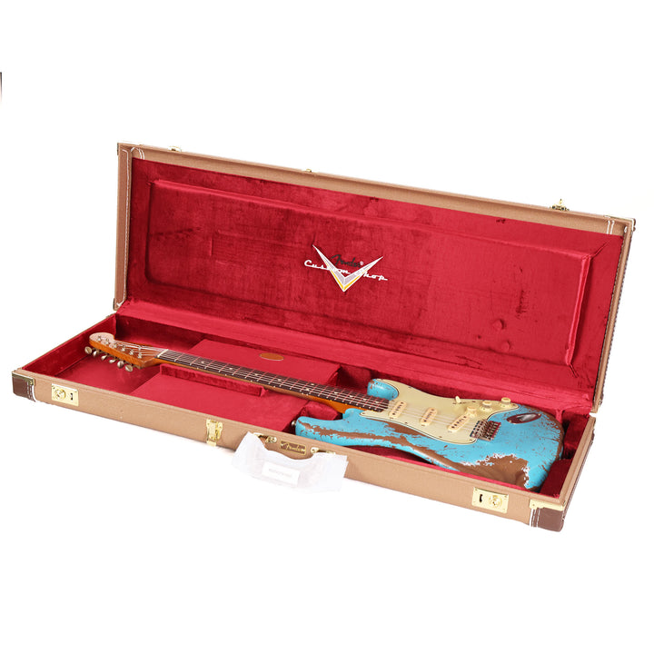Fender Custom Shop 1959 Stratocaster Ultimate Relic Taos Turquoise Masterbuilt Andy Hicks