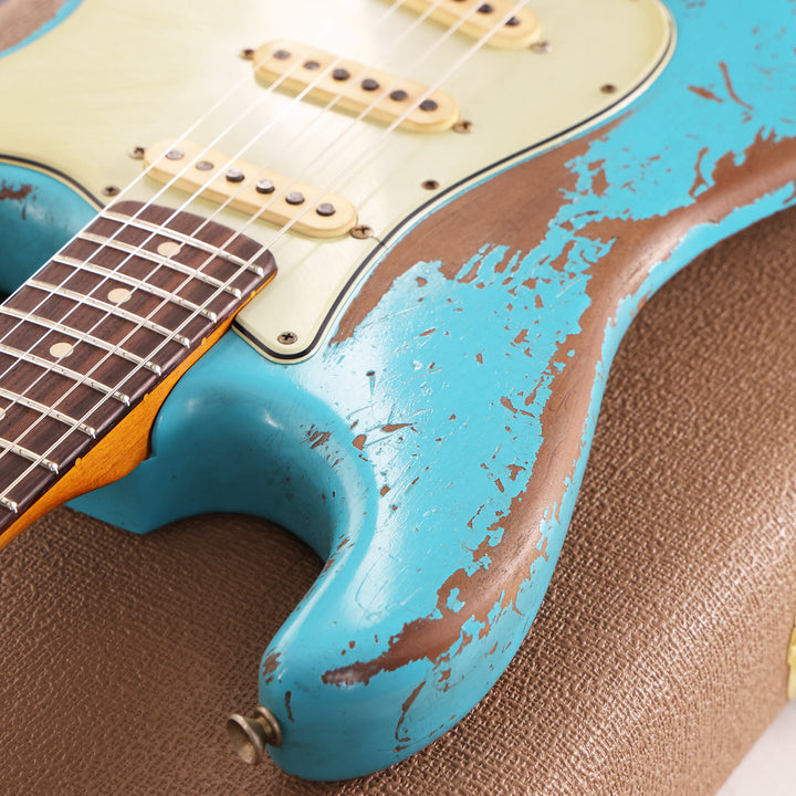 Fender Custom Shop 1959 Stratocaster Ultimate Relic Taos Turquoise Masterbuilt Andy Hicks