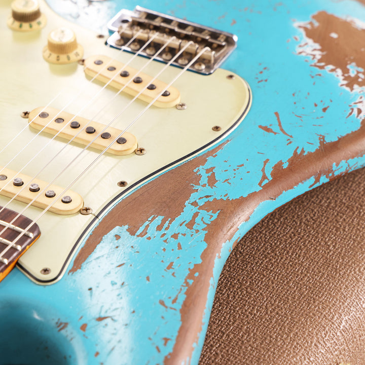 Fender Custom Shop 1959 Stratocaster Ultimate Relic Taos Turquoise Masterbuilt Andy Hicks