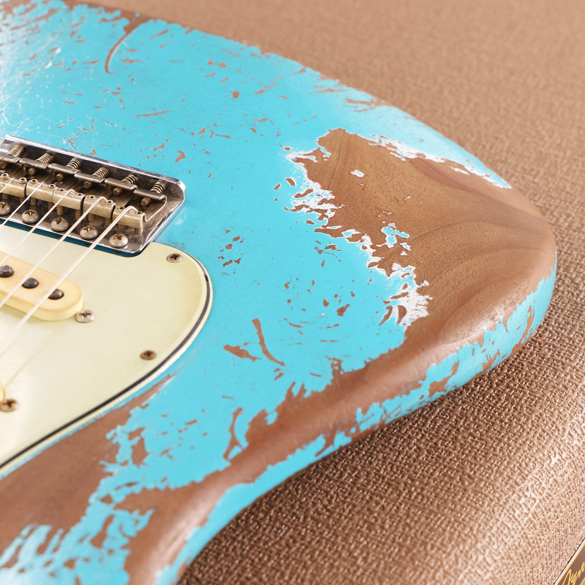 ☆Ultimate Relic Multilayer Stratocaster Fender '69 Stratocaster Super Heavy Relic Olympic White/Purple