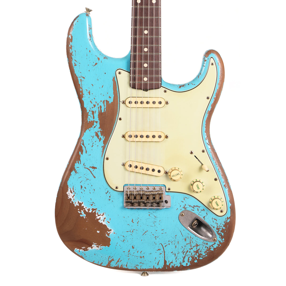 Fender Custom Shop 1959 Stratocaster Ultimate Relic Taos Turquoise Masterbuilt Andy Hicks — 2