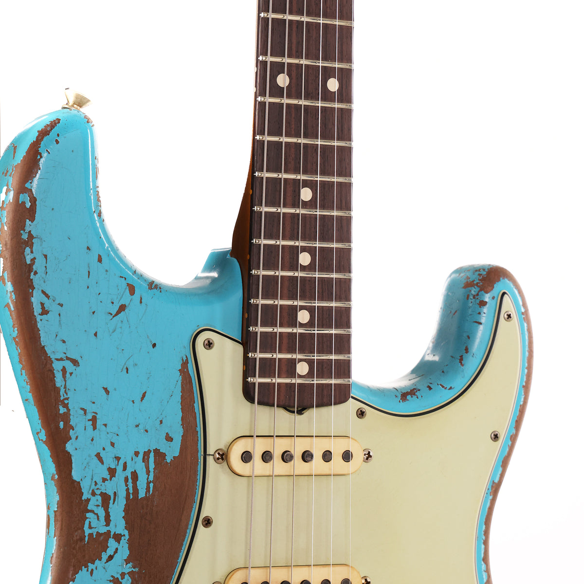Fender Custom Shop 1959 Stratocaster Ultimate Relic Taos Turquoise Masterbuilt Andy Hicks — 5