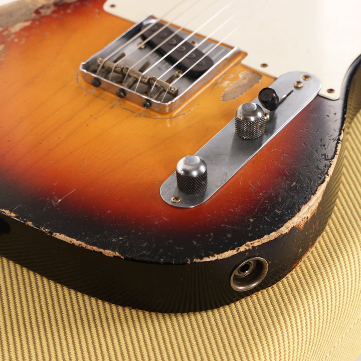 Fender Custom Shop 1955 Telecaster Masterbuilt Andy Hicks Heavy Relic 2-Tone Sunburst