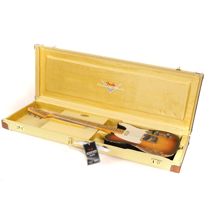 Fender Custom Shop 1955 Telecaster Masterbuilt Andy Hicks Heavy Relic 2-Tone Sunburst