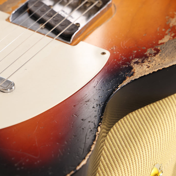 Fender Custom Shop 1955 Telecaster Masterbuilt Andy Hicks Heavy Relic 2-Tone Sunburst