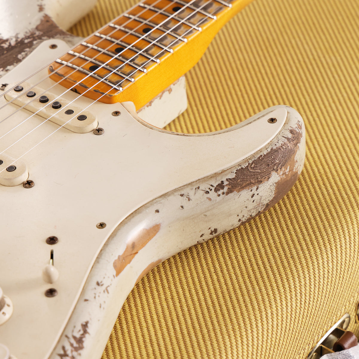Fender Custom Shop 1955 Stratocaster Ultimate Relic Desert Tan Masterbuilt Greg Fessler — 11