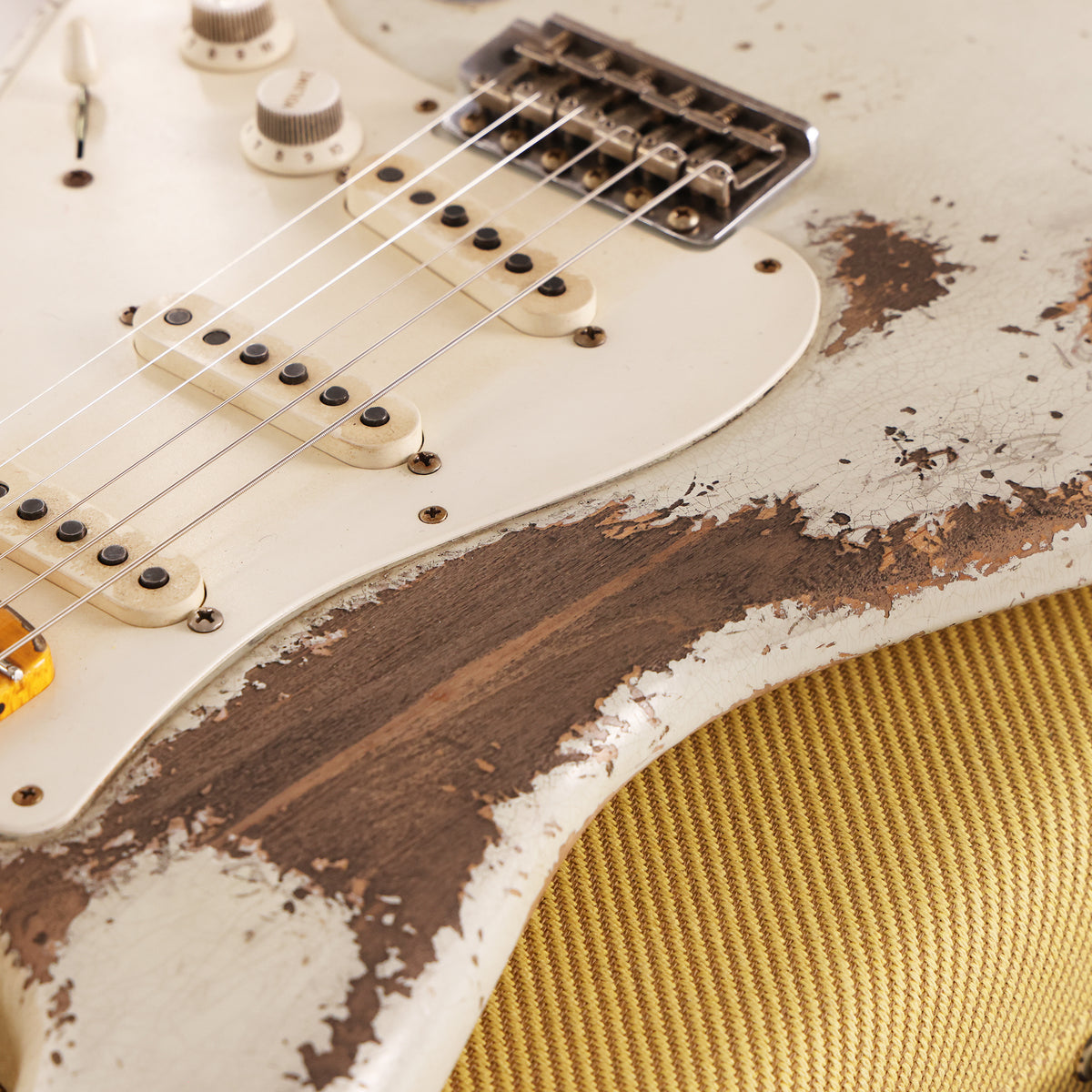 Fender Custom Shop 1955 Stratocaster Ultimate Relic Desert Tan Masterbuilt Greg Fessler — 9