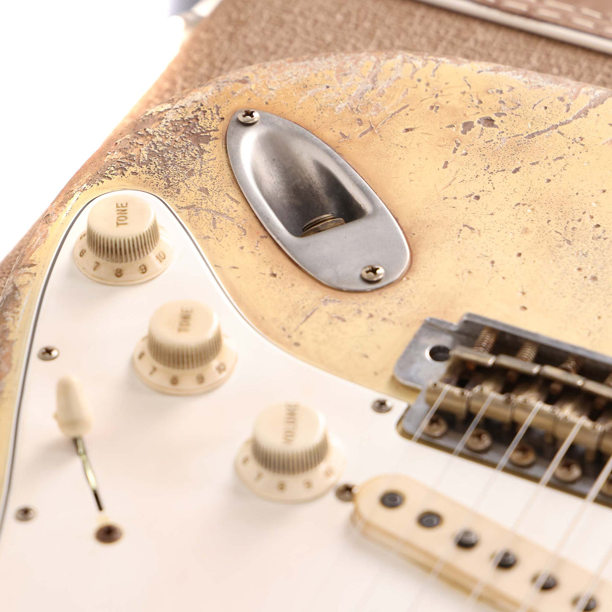 Fender Custom Shop 1960 Ultimate Relic Roasted Stratocaster Olympic White Masterbuilt Andy Hicks — 10